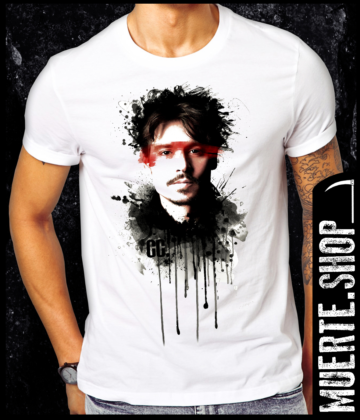 Тениска JOHNNY DEPP MELTED Тениска JOHNNY DEPP MELTED